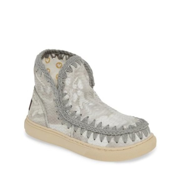 NIB Mou SUMMER SNEAKER TIE & DIE LEATHER KIDS 30-31 - Picture 1 of 6